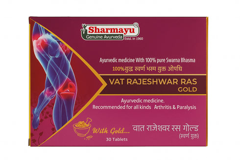 Sharmayu Ayurveda Vat Rajeshwar Ras Gold 30 Tab