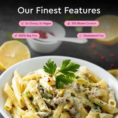 Nourish You Plant based parmesan cheese | clean label | great taste | sprinkle on everything