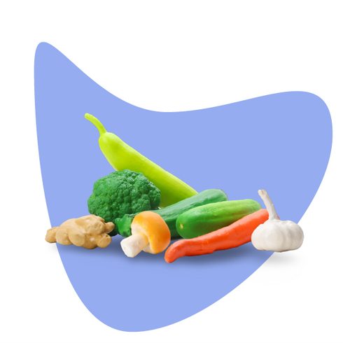 Rubbabu Realistic Vegetables Set of 8