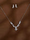 Zeraki Jewels Velora Silver Necklace Set