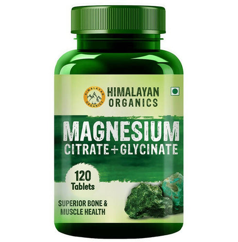 Himalayan Organics Magnesium Citrate+Glycinate Tablets
