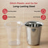 Vinod Stainless Steel Rampatra Glass Set of 6 280 ml with Highest Grade Steel Rust Free Easy to Clean and Durable Dishwasher Safe