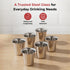 Vinod Stainless Steel Rampatra Glass Set of 6 160 ml Highest Grade Steel Rust Free Long Lasting and Durable Dishwasher Safe