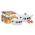 Vinod Stainless Steel Indigo Bowl 2 Pieces Gift Set with Lids and Side Handles 900 ml and 1000 ml Mirror Finish Strong Build Dishwasher Safe