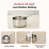 Vinod Doniv Titanium Triply Stainless Steel Milk Pan 14 cms Capacity 1.00 Liter