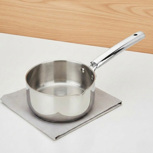 Vinod Doniv Titanium Triply Stainless Steel Milk Pan 14 cms Capacity 1.00 Liter