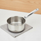 Vinod Doniv Titanium Triply Stainless Steel Milk Pan 14 cms Capacity 1.00 Liter