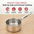Vinod Doniv Titanium Triply Stainless Steel Milk Pan 18 cms Capacity 2.20 Liter