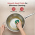 Vinod Doniv Titanium Triply Stainless Steel Wok with Side Handle 28 cms Capacity 4.00 Liter
