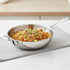 Vinod Doniv Titanium Triply Stainless Steel Wok with Side Handle 28 cms Capacity 4.00 Liter