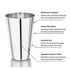 Vinod Stainless Steel Plain Glass Set of 6 350 ml Highest Grade Steel Rust Free Long Lasting and Durable Easy to Clean Dishwasher Safe