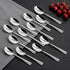 Vinod Aero Stainless Steel Baby Spoon Set of 12 Piece Heavy Gauge Steel Mirror Finish Rust Free Tough Strong and Durable