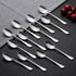 Vinod Decora Stainless Steel Dessert Spoon Set of 12 Piece Heavy Gauge Steel Mirror Finish Rust Free Tough Strong and Durable