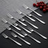 Vinod Florence Stainless Steel Dinner Fork Set of 12 Piece Heavy Gauge Steel Mirror Finish Rust Free Tough Strong and Durable