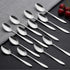Vinod Florence Stainless Steel Baby Spoon Set of 12 Piece Heavy Gauge Steel Mirror Finish Rust Free Tough Strong and Durable