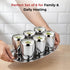 Vinod Stainless Steel Mango Glass Set of 6 300 ml with Highest Grade Steel Mirror Finish Rust Free Strong and Tough Dishwasher Safe