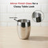 Vinod Stainless Steel Mango Glass Set of 6 300 ml with Highest Grade Steel Mirror Finish Rust Free Strong and Tough Dishwasher Safe