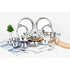 Vinod 18 Pieces Stainless Steel Dinner Set with Mirror finish Heavy Gauge steel Rust free Durable Dishwasher safe and ISI Certified