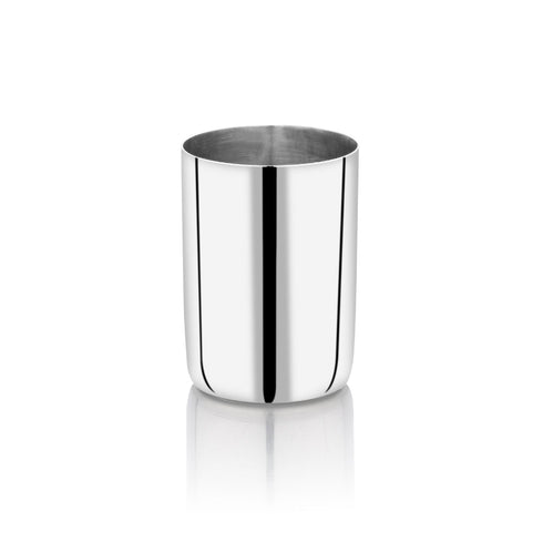 Vinod Stainless Steel Amrapali Glass Set of 6 with High Grade Stainless Steel Mirror Finish Tough and Strong Dishwasher Safe 7 Inch
