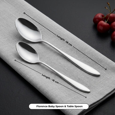 Vinod Stainless Steel Florence Cutlery 21 piece set