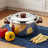 Vinod Stainless Steel Hot Casserole 6500 ml with Highest Grade Stainless Steel Insulated Body Mirror Finish Rust Free and Dishwasher Safe