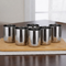 Vinod Stainless Steel Juicee Glass Set of 6 300 ml Highest Grade Steel Rust Free Long and Durable Mirror Finish Dishwasher Safe