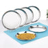 Vinod Stainless Steel Kanchan Bogi Dish Set of 6 18 cm Serving Dish Snack Plate High Grade Stainless Steel Mirror Finish and Rust Free