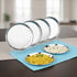 Vinod Stainless Steel Kanchan Bogi Dish Set of 6 18 cm Serving Dish Snack Plate High Grade Stainless Steel Mirror Finish and Rust Free