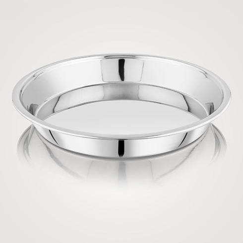 Vinod Stainless Steel Parat with Mirror Finish Highest Grade Steel Tough Strong Build Easy to Clean and Rust Free No 14