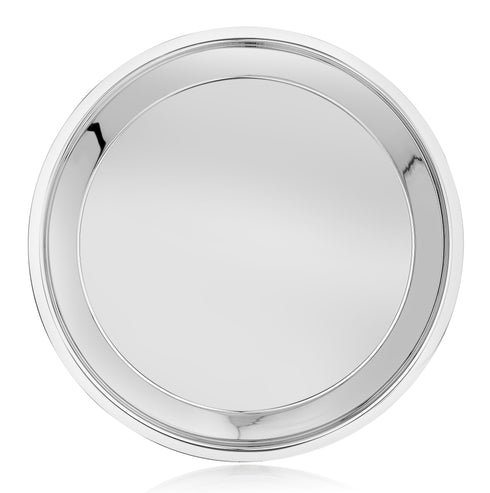 Vinod Stainless Steel Parat with Highest Grade Steel Tough and Strong Build Mirror Finish and Rust Free No 16