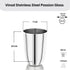 Vinod Stainless Steel Passion Glass Set of 6 300 ml with Highest Grade Steel Mirror Finish Long Lasting and Durable Dishwasher Safe