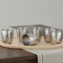 Vinod Stainless Steel Premium Hammered Glass Set of 6 300 ml with High Grade Stainless Steel Long Lasting and Durable Rust Free