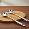 Vinod Stainless Steel Queens Ladle Serving Spoon Set of 2 36 cm Highest Grade Stainless Steel Mirror Finish Rust Free No 1