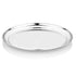 Vinod Stainless Steel Rajbhog Plate Set of 6 28.5 cm Lunch and Dinner Plate Highest Quality Stainless Steel Mirror Finish Rust Free