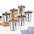Vinod Stainless Steel Rampatra Glass Set of 6 280 ml with Highest Grade Steel Rust Free Easy to Clean and Durable Dishwasher Safe