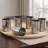 Vinod Stainless Steel Amrapali Glass Set of 6 350 ml with Highest Grade Steel Mirror Finish Easy to Clean Rust Free and Dishwasher Safe