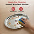 Vinod Stainless Steel Oval Rice Tray with Highest Grade Stainless Steel Mirror Finish Rust Free Tough and Durable Easy to Clean