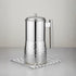 Vinod Stainless Steel Hammered Magnum Water Pitcher Jug with Cover 1700 ml Premium Stainless Steel Tough and Durable Dishwasher safe
