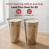 Vinod Stainless Steel Jumbo Lassi Glass Set of 2 650 ml with Food Grade Stainless Steel Mirror Finish Rust Free Dishwasher Safe
