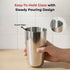 Vinod Stainless Steel Ice Thumbs Up Glass Set of 6 400 ml with Highest Grade Steel Mirror Finish Rust Free Dishwasher Safe
