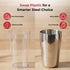 Vinod Stainless Steel Ice Thumbs Up Glass Set of 6 400 ml with Highest Grade Steel Mirror Finish Rust Free Dishwasher Safe