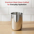 Vinod Stainless Steel Juicee Glass Set of 6 300 ml Highest Grade Steel Rust Free Long and Durable Mirror Finish Dishwasher Safe