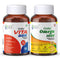 Fytika Healthcare Products Fytika Vita 365 and Omega 1000 Combo Pack Boosts Energy Manages Stress Brain Joint Muscle Support Ashwagandha Omega Fatty Acids 400 MG For Men Women 30 Capsules 30 Tablets