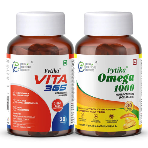 Fytika Vita 365 and Omega 1000 Combo Pack