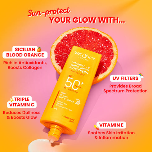 DOT & KEY Vitamin C + E Super Bright Sunscreen Spf 50