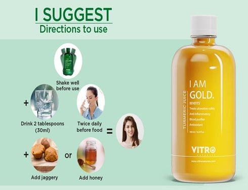 Vitro Naturals I Am Gold Turmeric Juice
