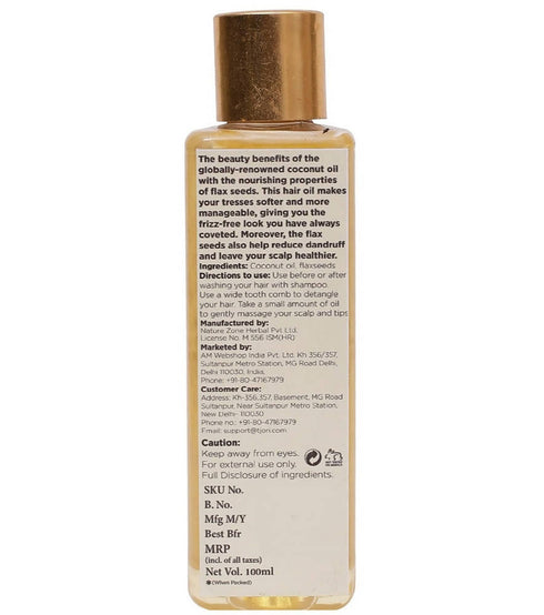 Tjori Anti| Dandruff Coconut And Flaxseed Oil