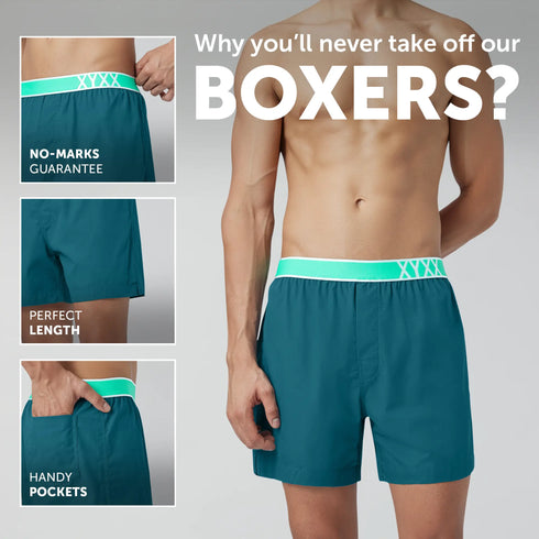XYXX Volt Cotton Boxer Storm Blue