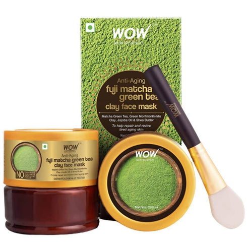 Wow Skin Science AntiAging Fuji Matcha Green Tea Clay Face Mask