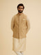 Manyavar Classy Fawn Nehru Jacket